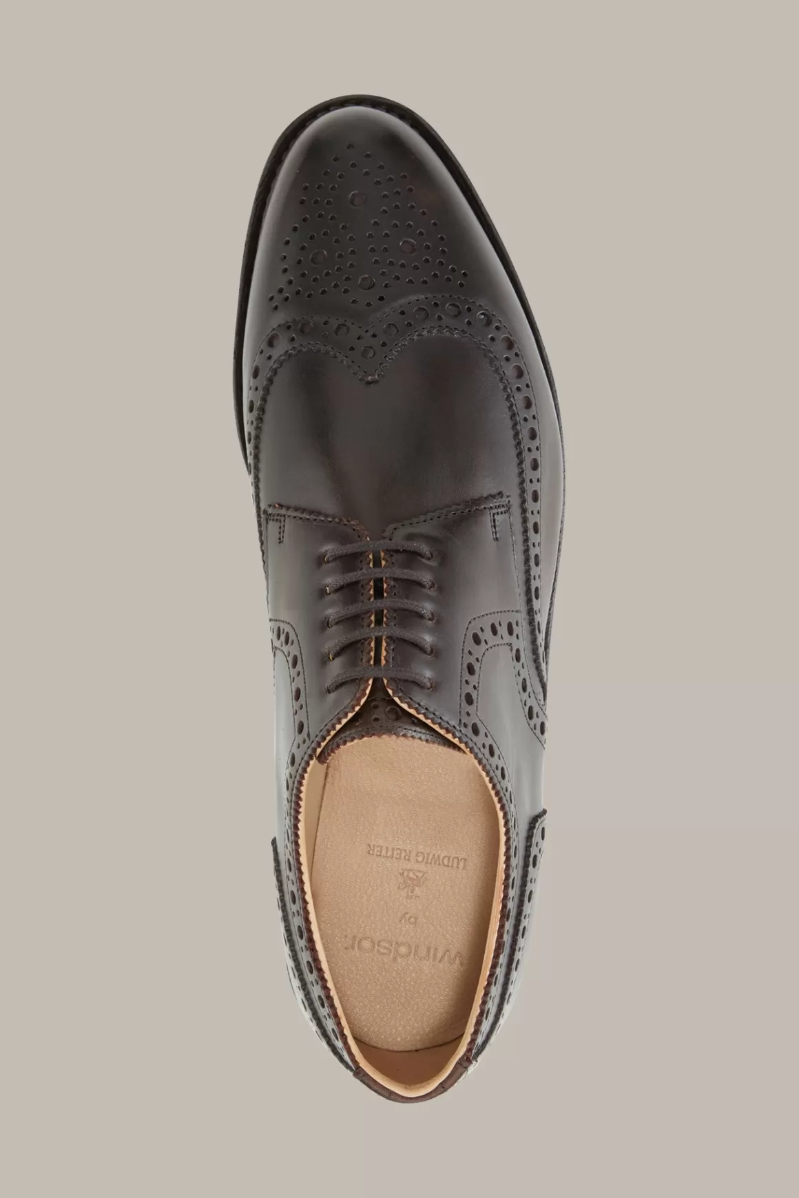 Budapest Shoes By Ludwig Reiter In Dark Brown<Windsor Hot