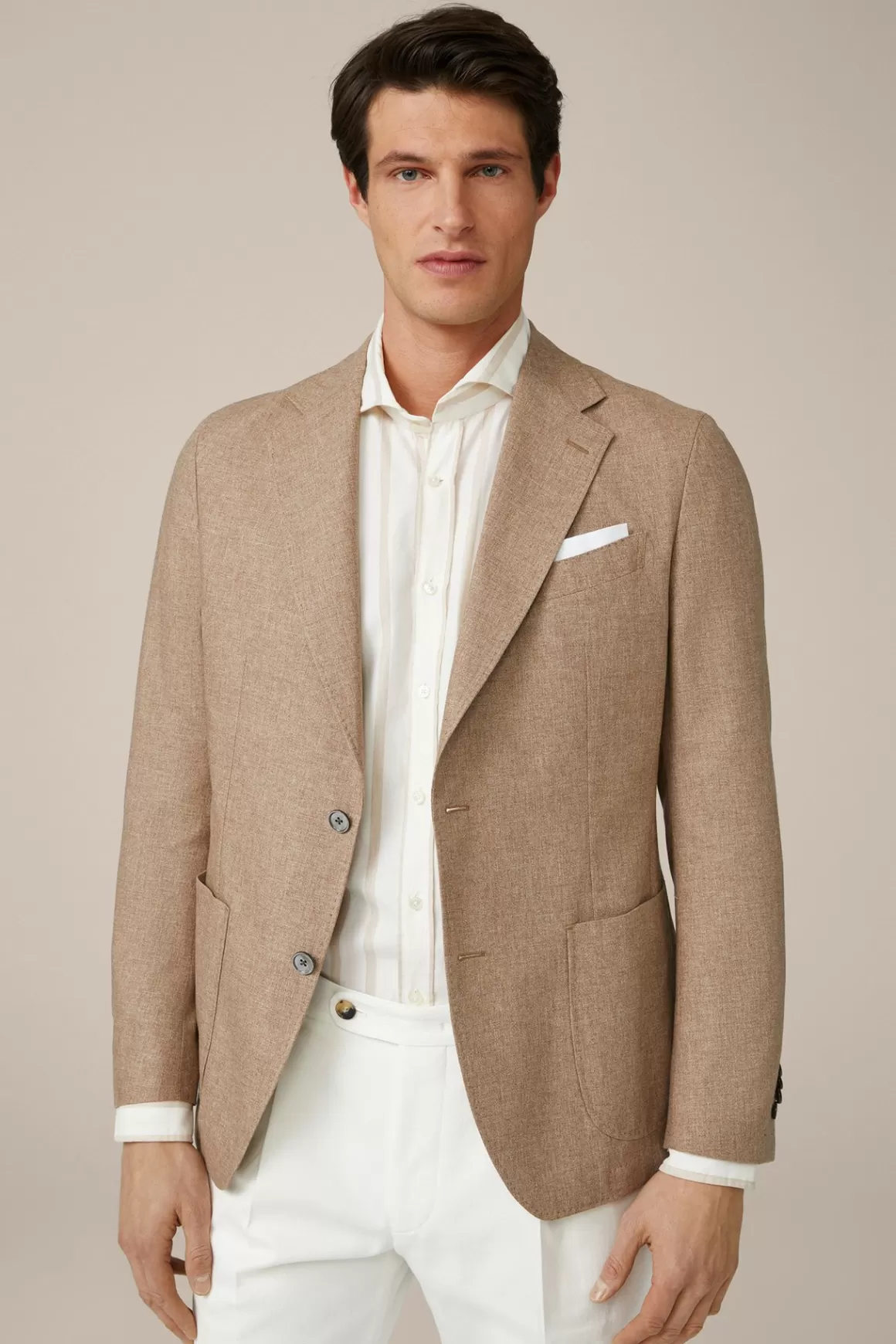 Camicia Silk Cashmere Jacket In Mottled Brown<Windsor Outlet