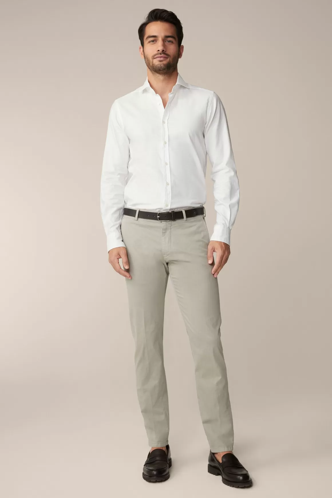 Cino Cotton Chinos In Beige<Windsor Best