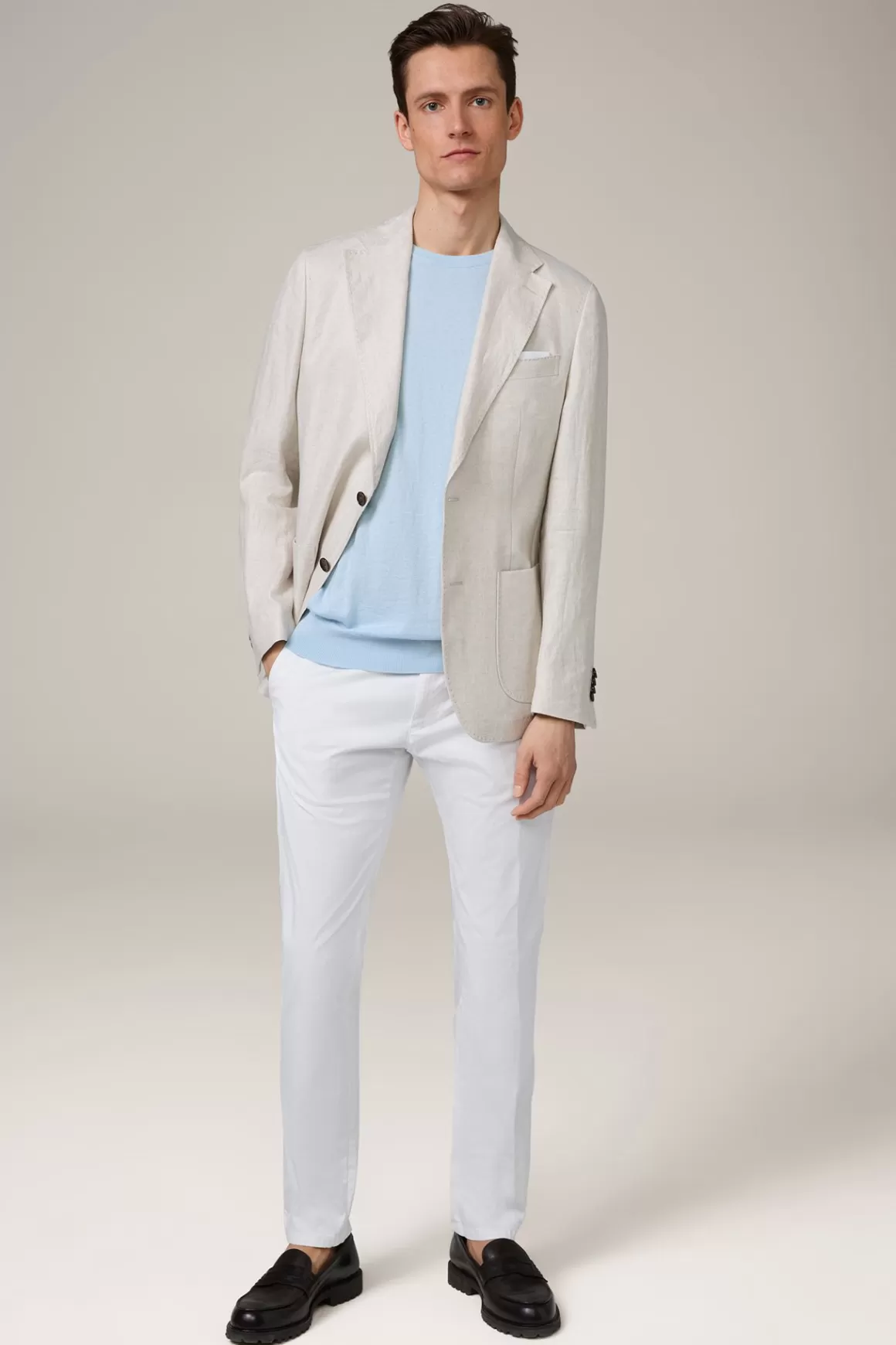 Cino Cotton Chinos In White<Windsor Cheap