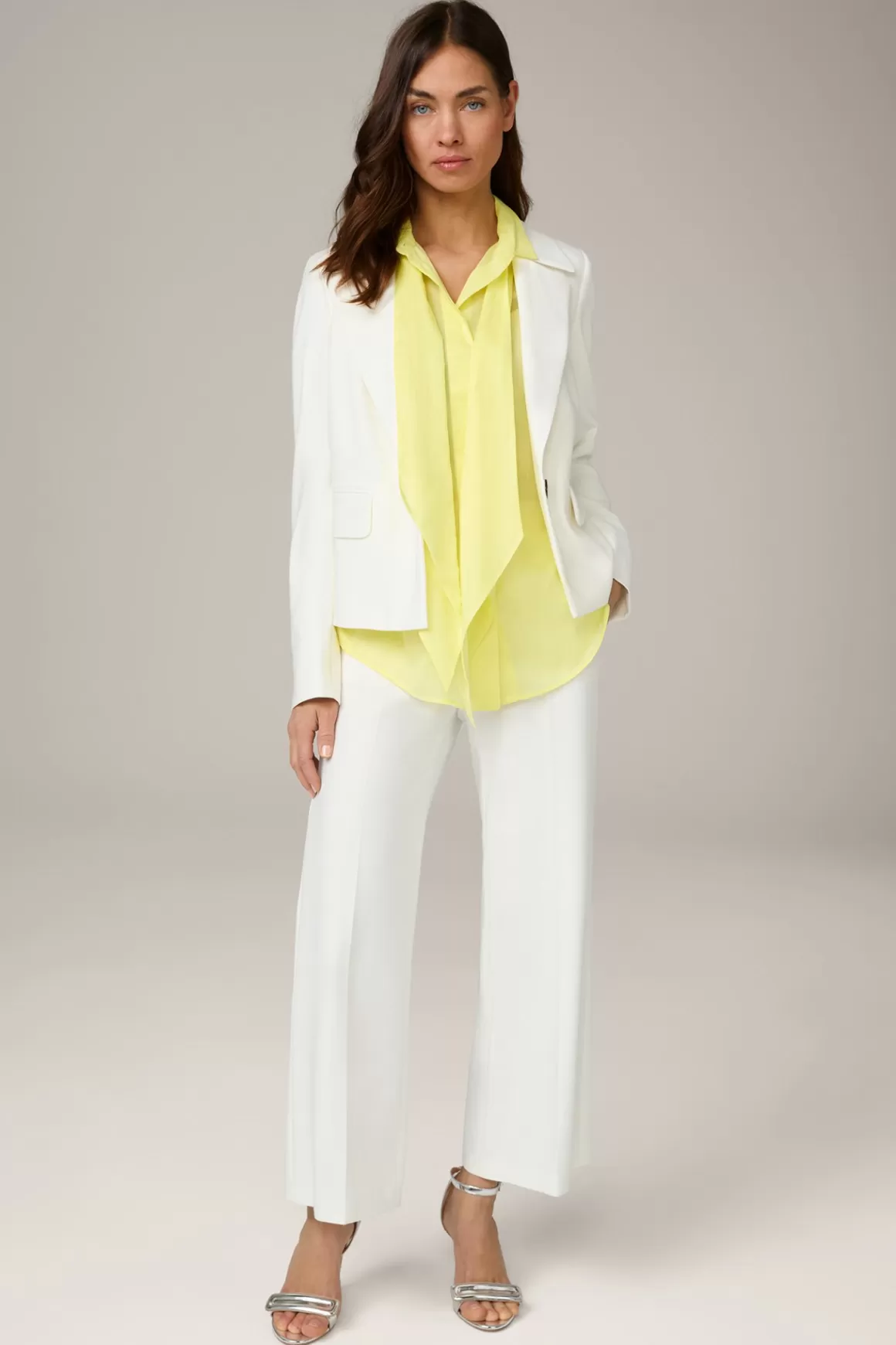 Cotton Batiste Slip-On Blouse In Yellow<Windsor Online