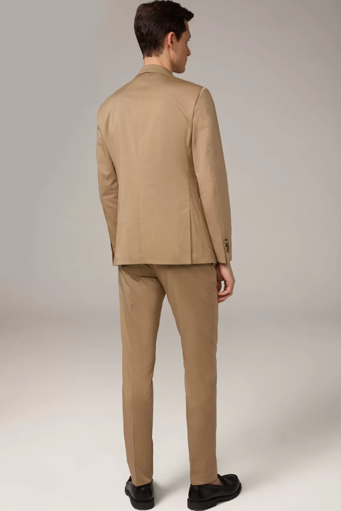 Cotton Blend Seo-Bene Suit In Camel Brown<Windsor Shop