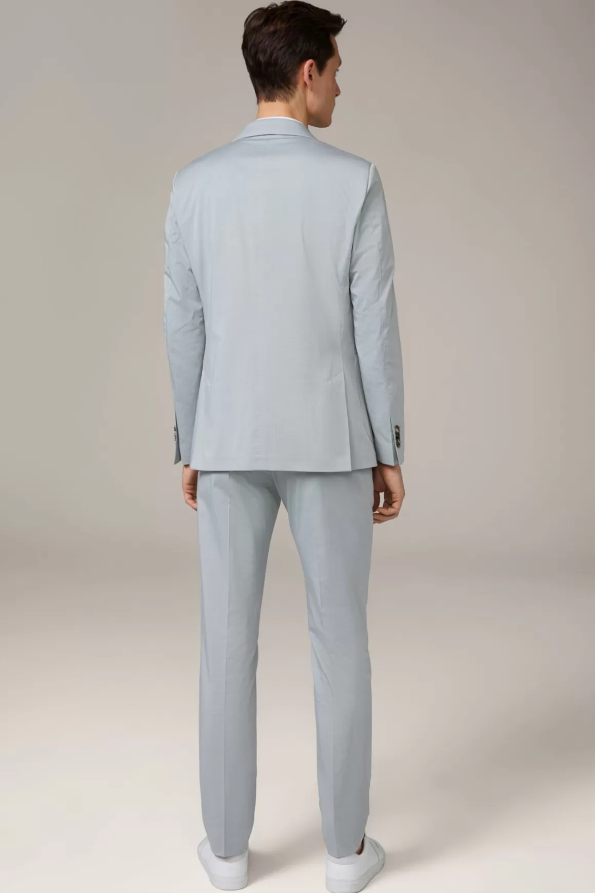 Cotton Blend Seo-Bene Suit In Stone Grey<Windsor Best