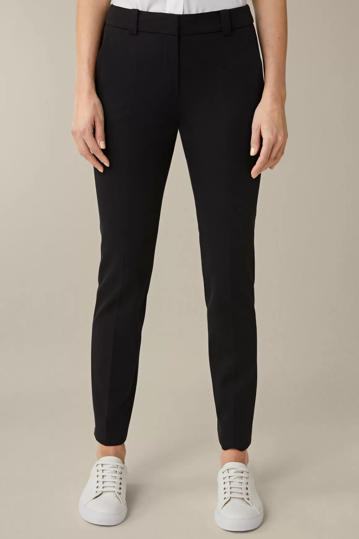 Cotton Chinos In Black<Windsor Discount