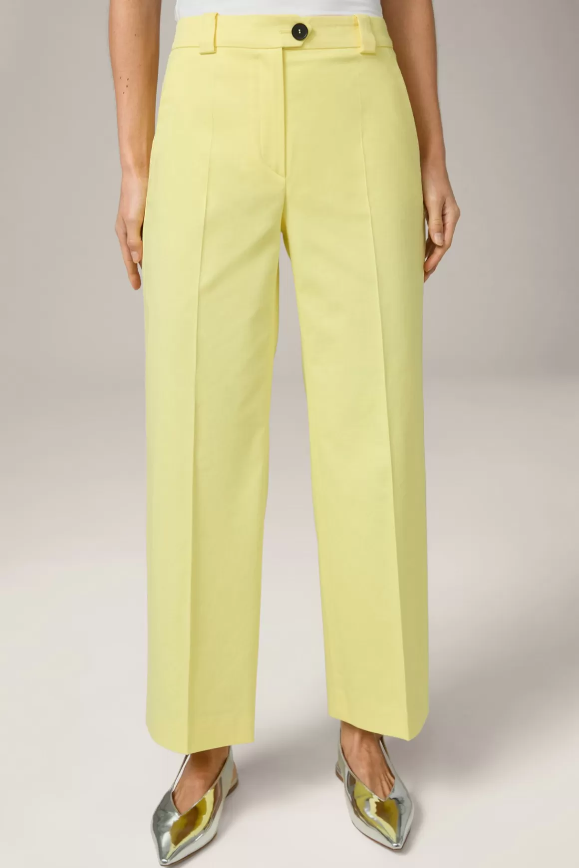 Cotton Satin Culottes In Yellow<Windsor Clearance