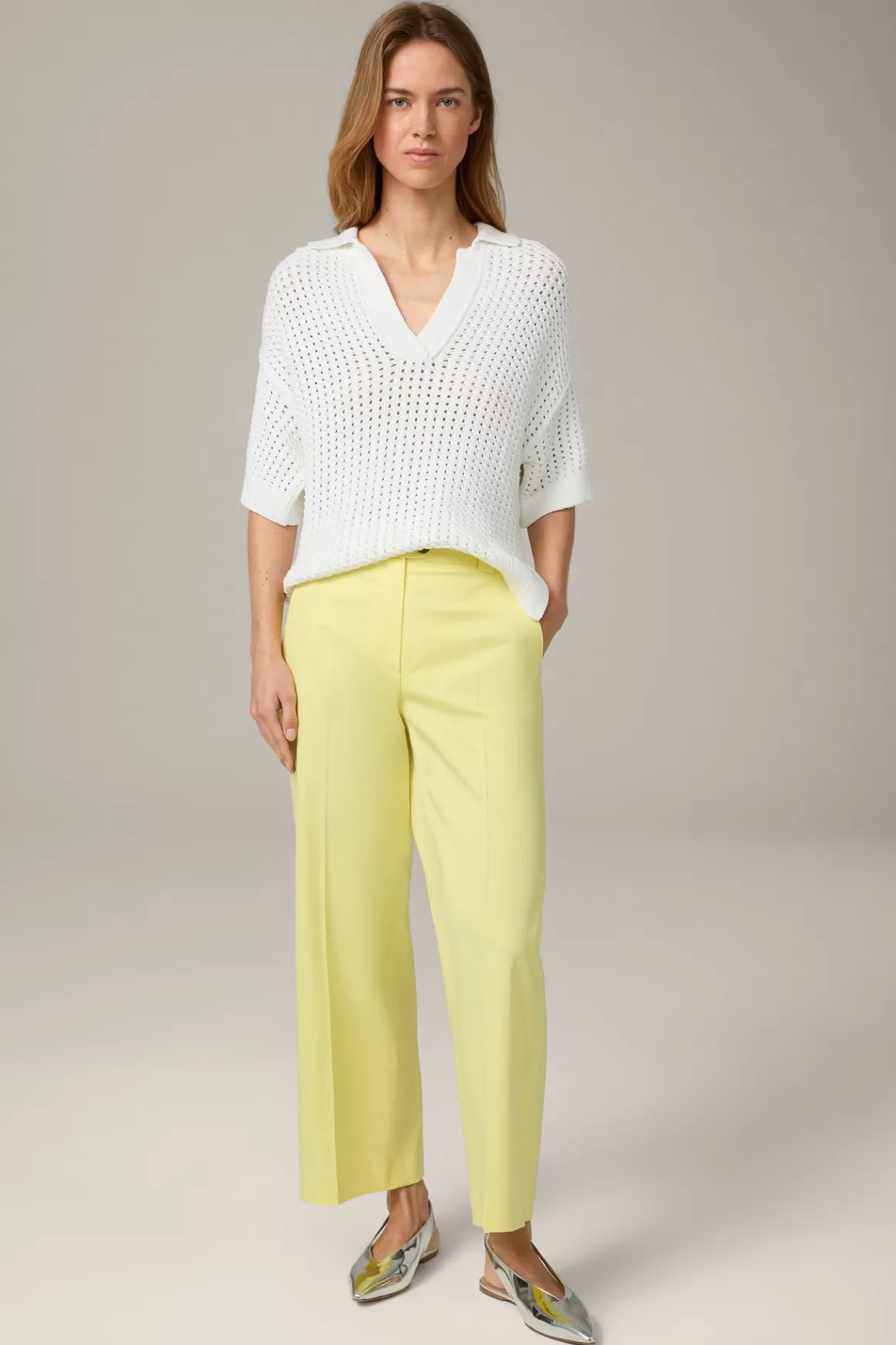 Cotton Satin Culottes In Yellow<Windsor Clearance