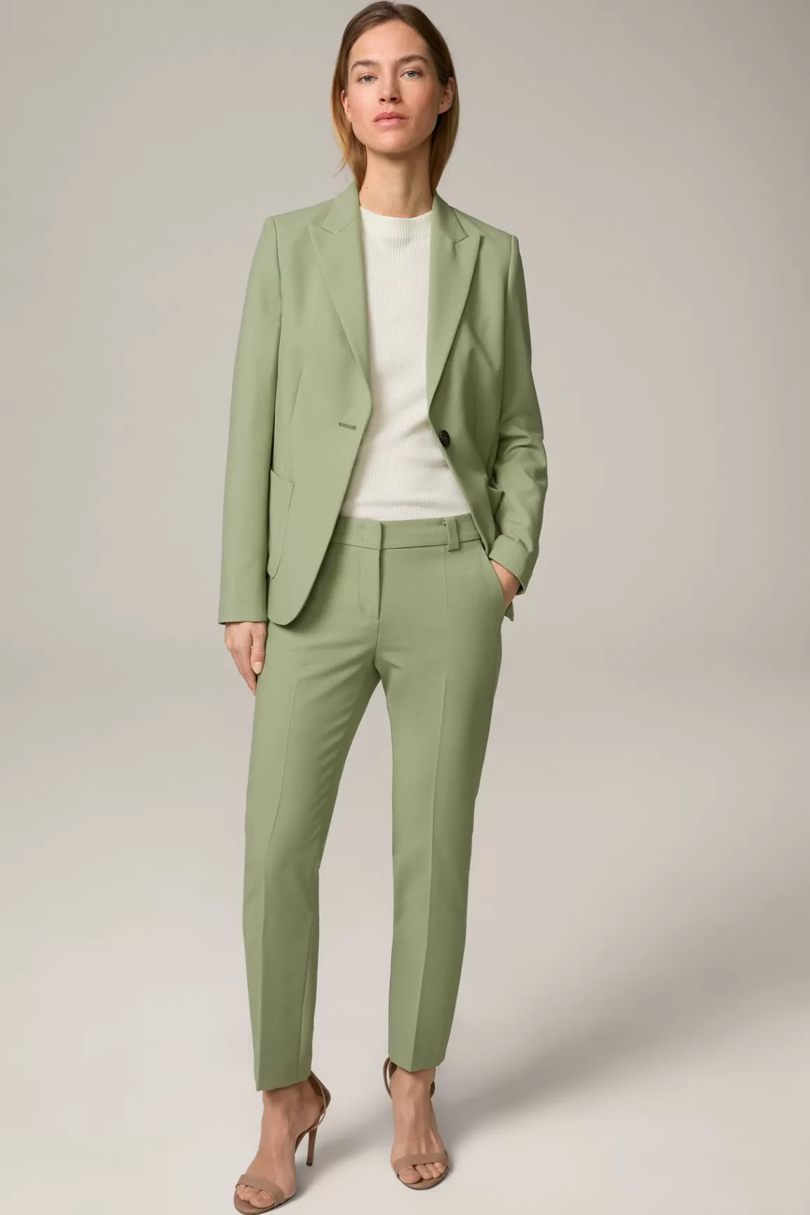 Crepe Blazer In Sage<Windsor New