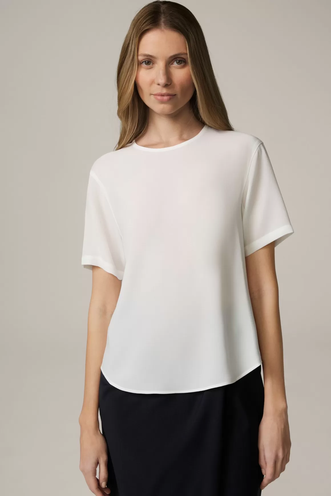 Crepe Blouse In Ecru<Windsor Cheap