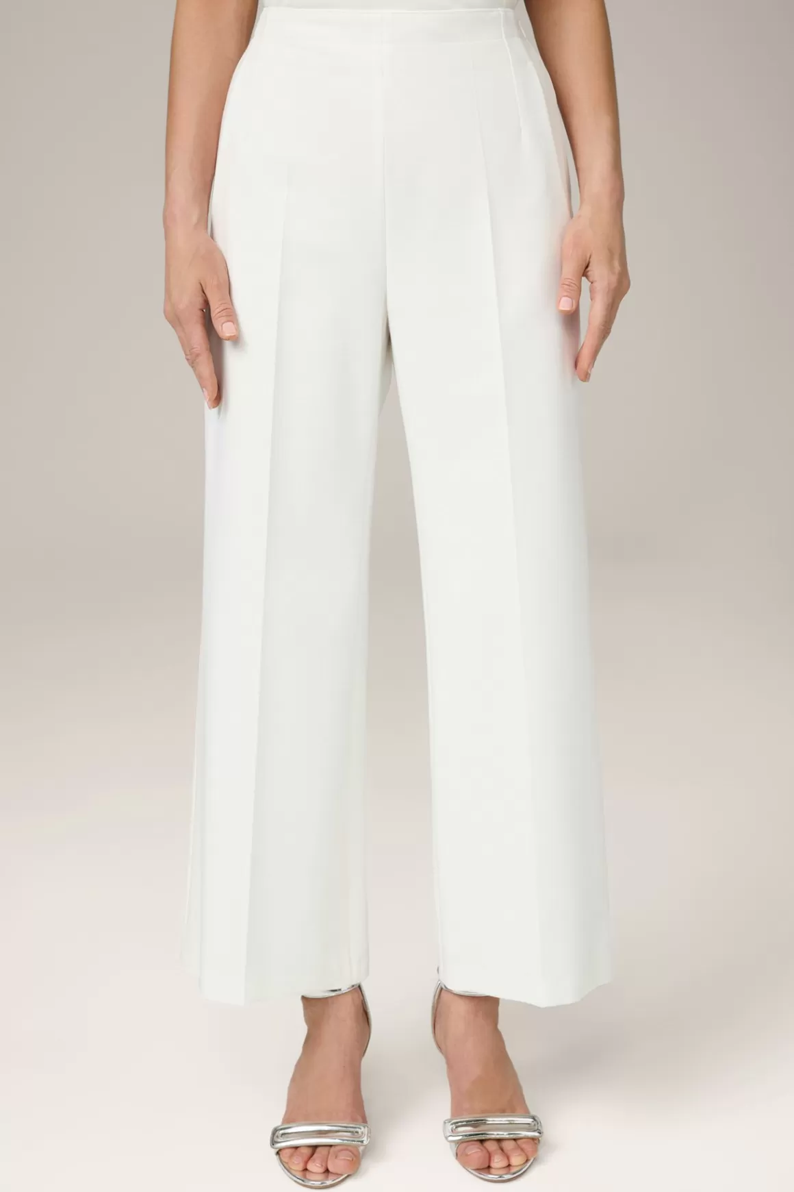 Crepe Culottes In Ecru<Windsor Online