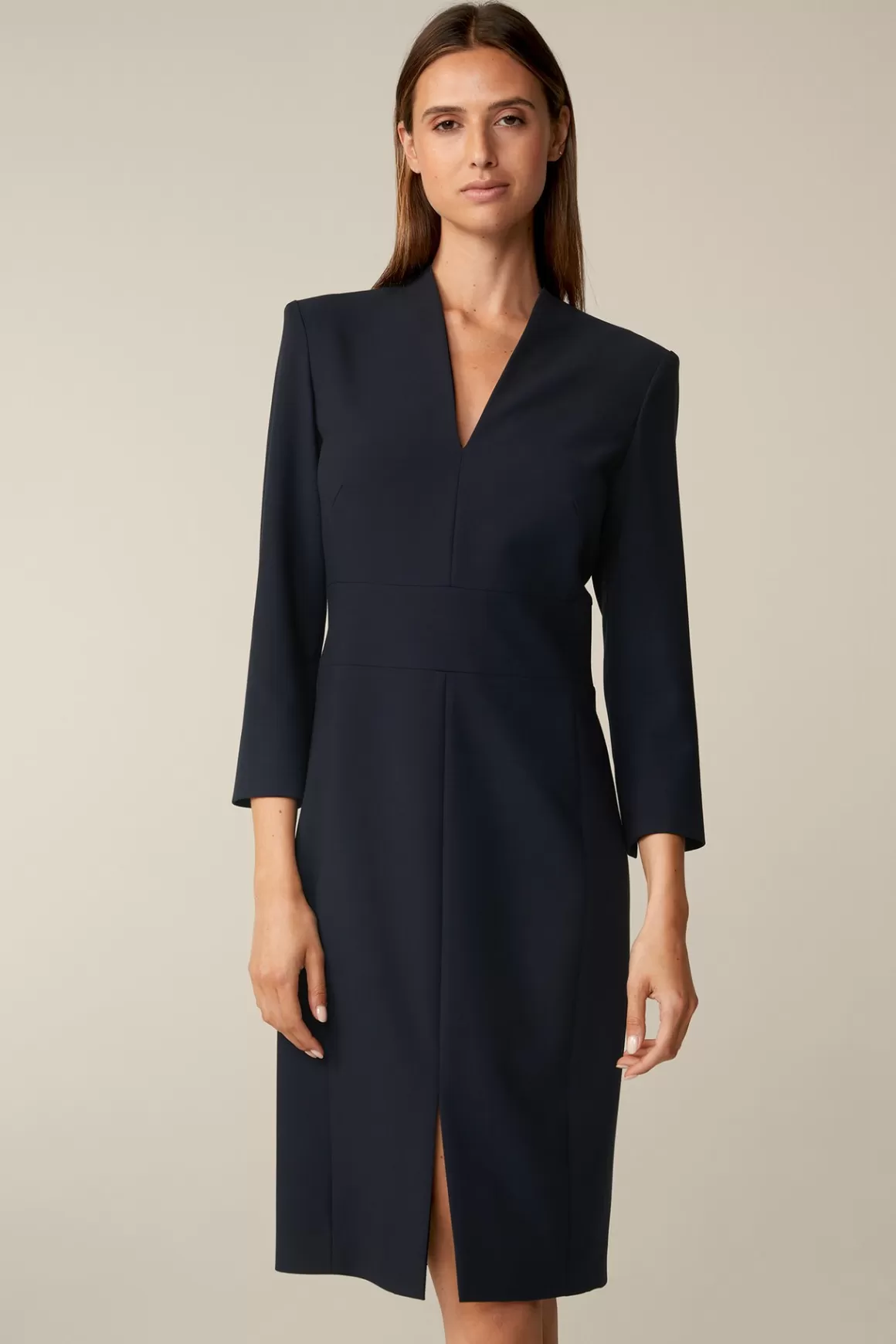 Crepe Sheath Dress In Navy<Windsor Cheap