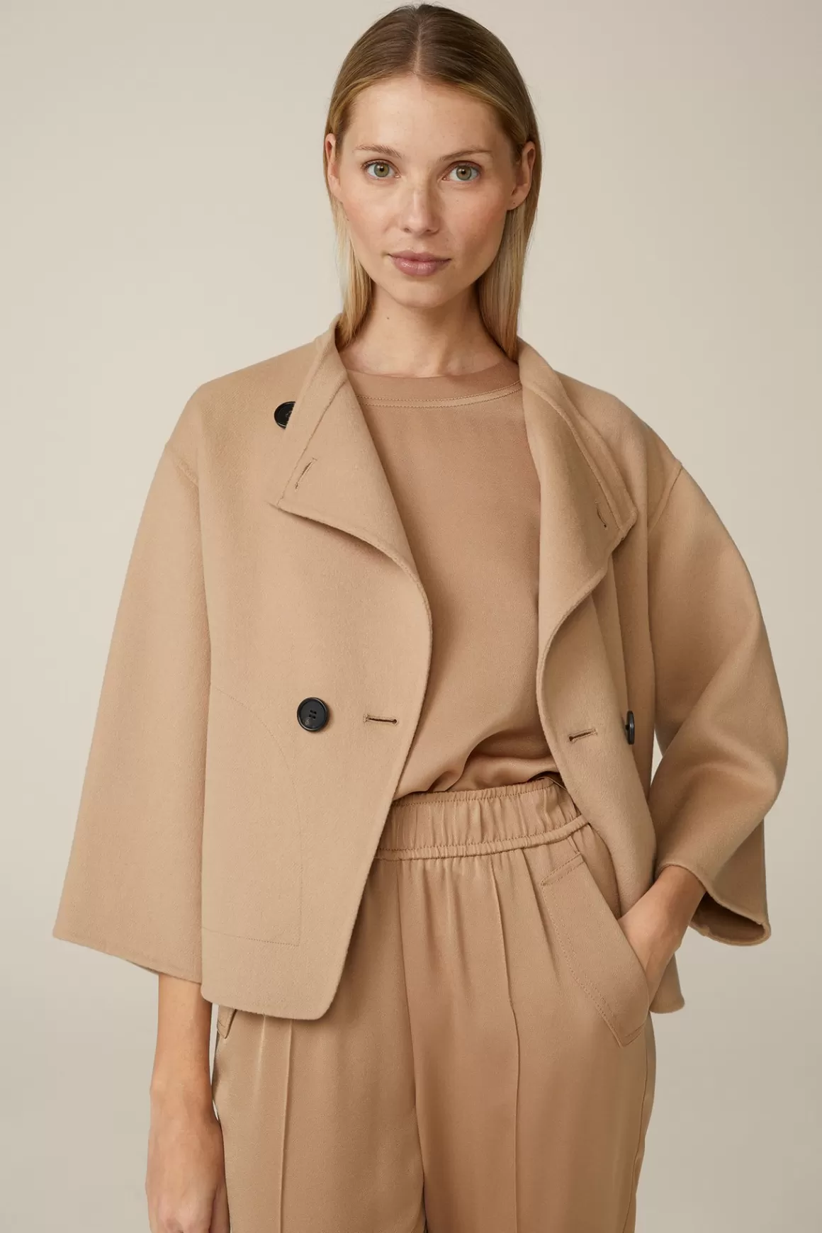 Double-Face Jacket In Camel<Windsor Online