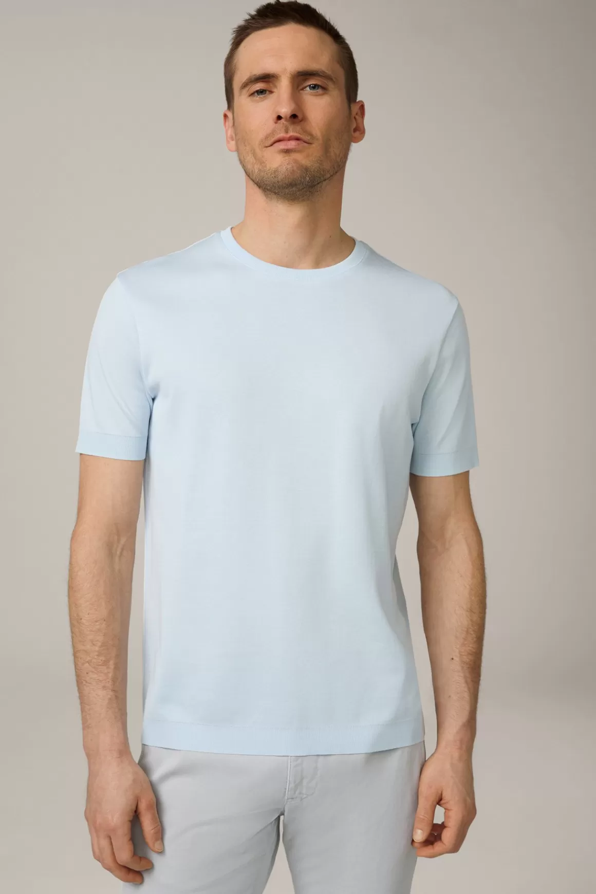 Floro Cotton T-Shirt In Light Blue<Windsor Hot