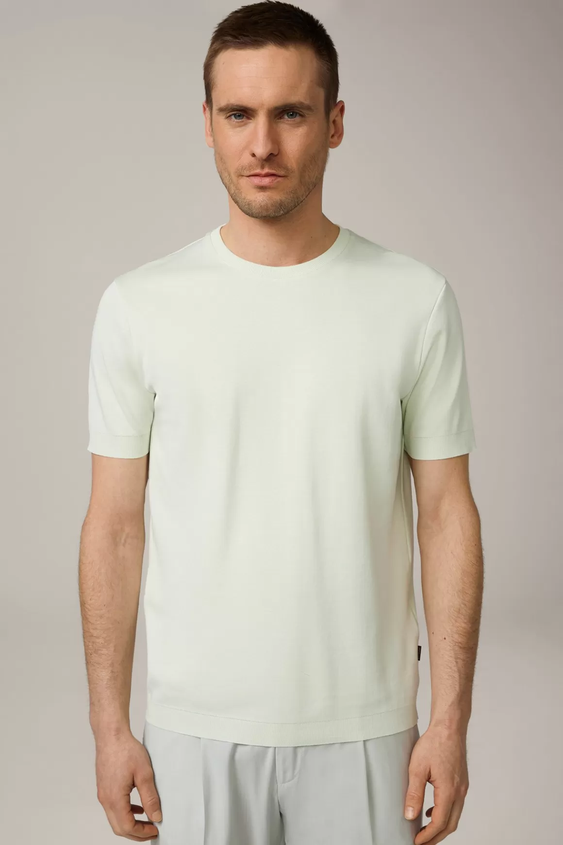 Floro Cotton T-Shirt In Light Green<Windsor Clearance