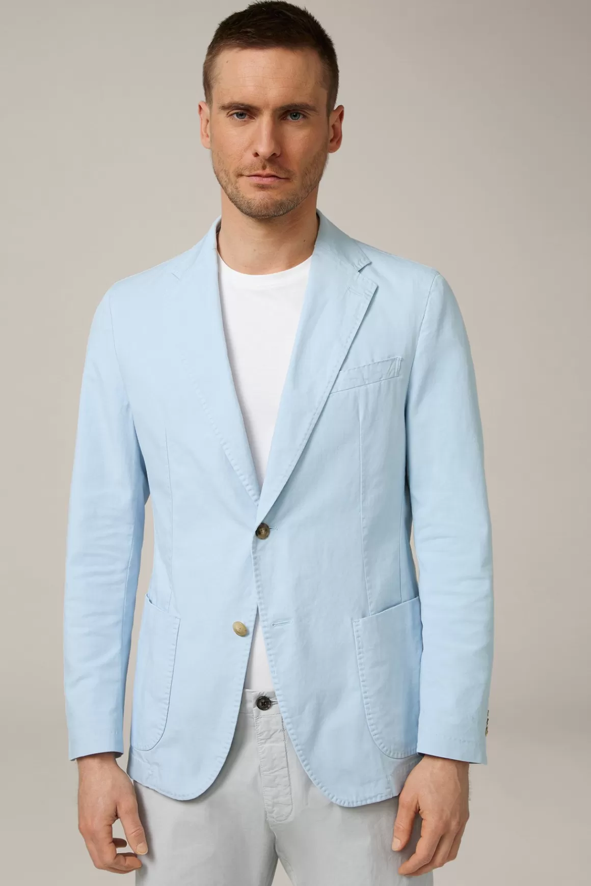 Giro Cotton-Blend Jacket In Light Blue<Windsor Cheap