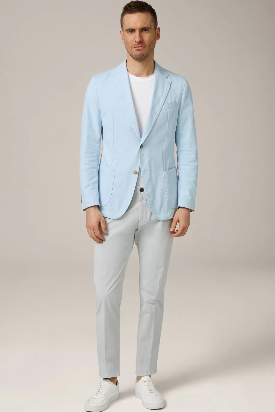 Giro Cotton-Blend Jacket In Light Blue<Windsor Cheap