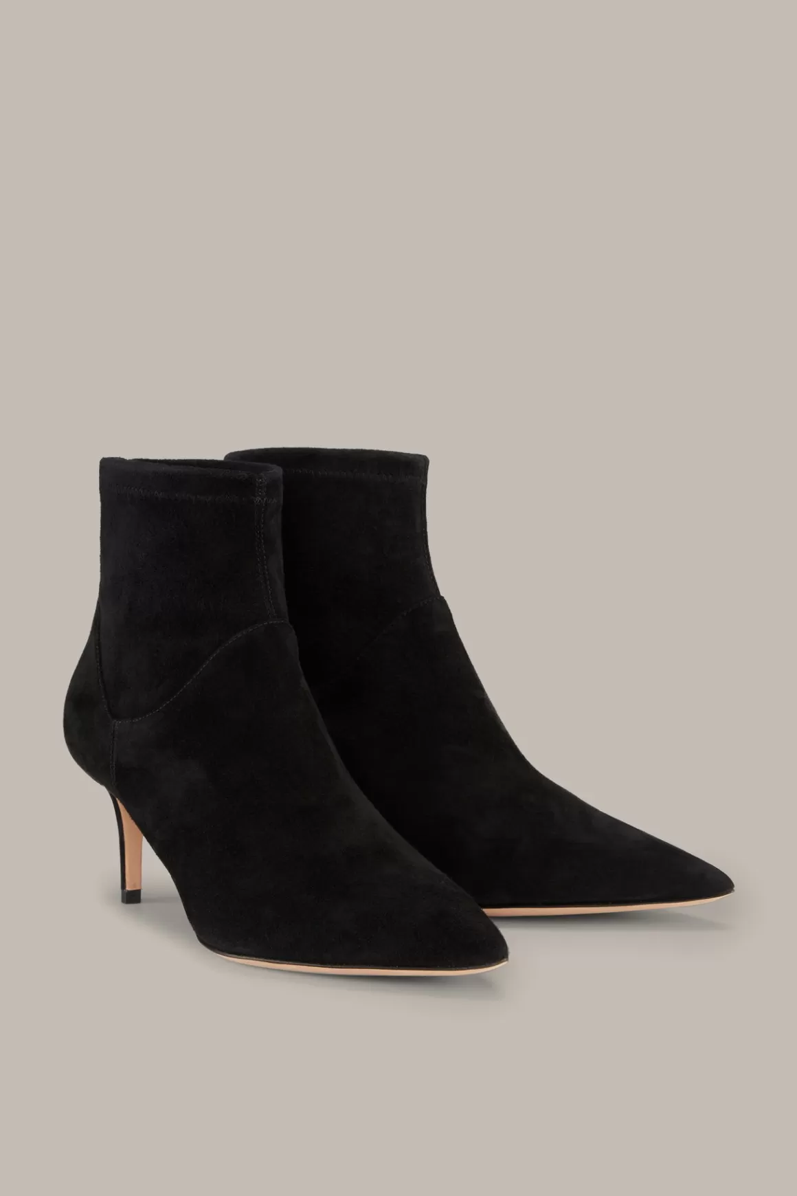 Goatskin Suede Ankle Boot By Unutzer In Black<Windsor Fashion