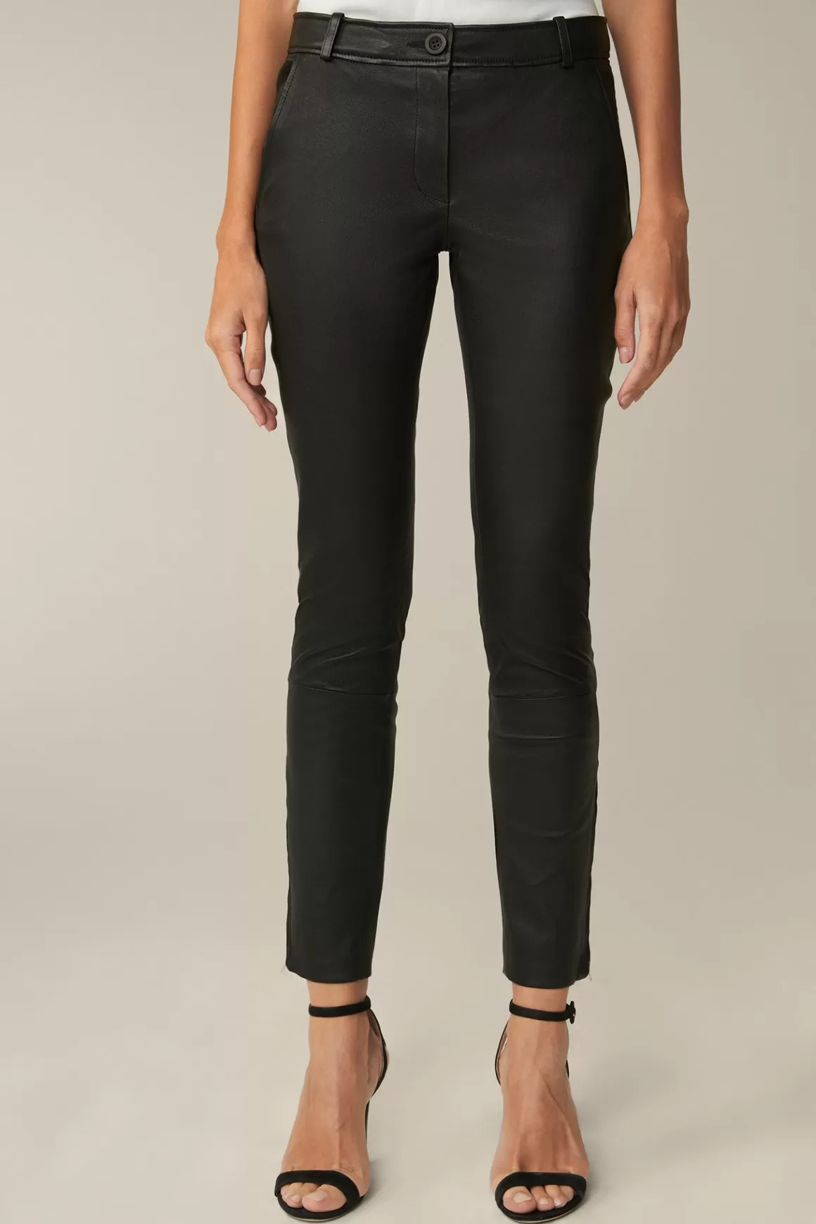 Lambskin Nappa Leather Trousers In Black<Windsor Fashion