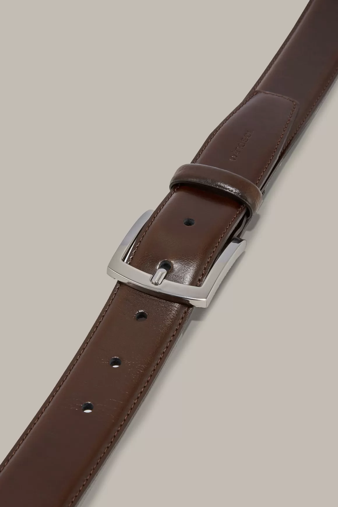 Leather Belt In Dark Brown<Windsor Discount