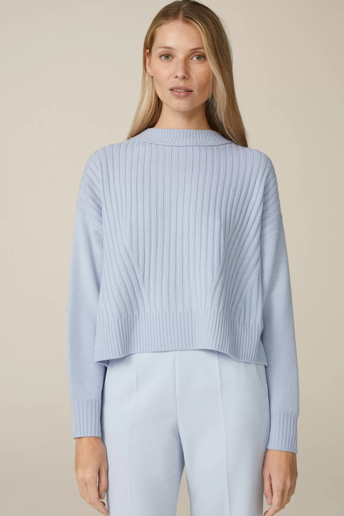 Merino Pullover In Light Blue<Windsor Hot