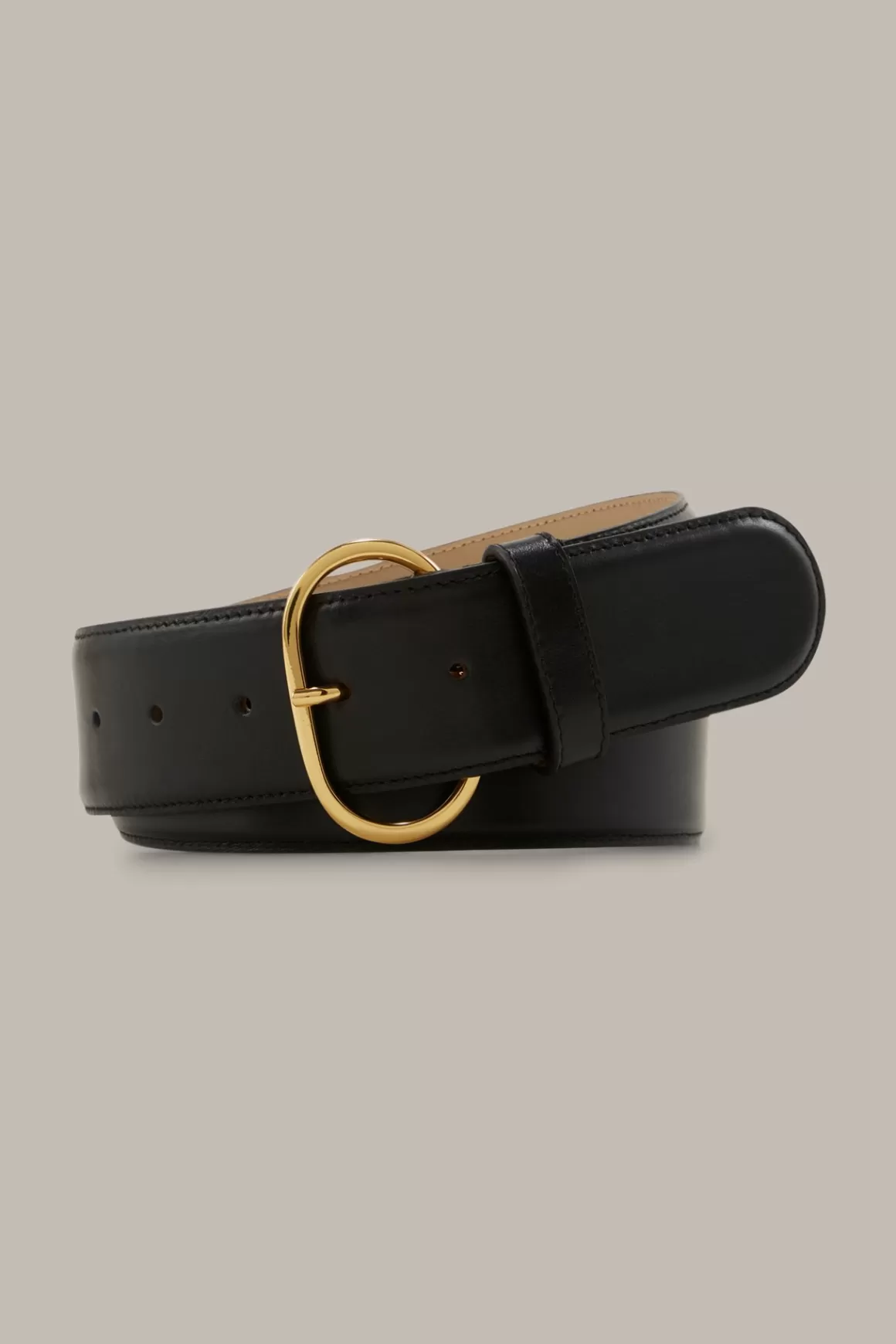 Nappa Belt In Black<Windsor New