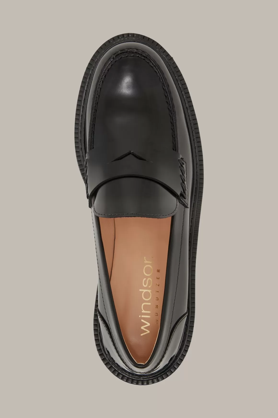 Nappa Calf Leather Loafers By Unutzer In Black<Windsor New