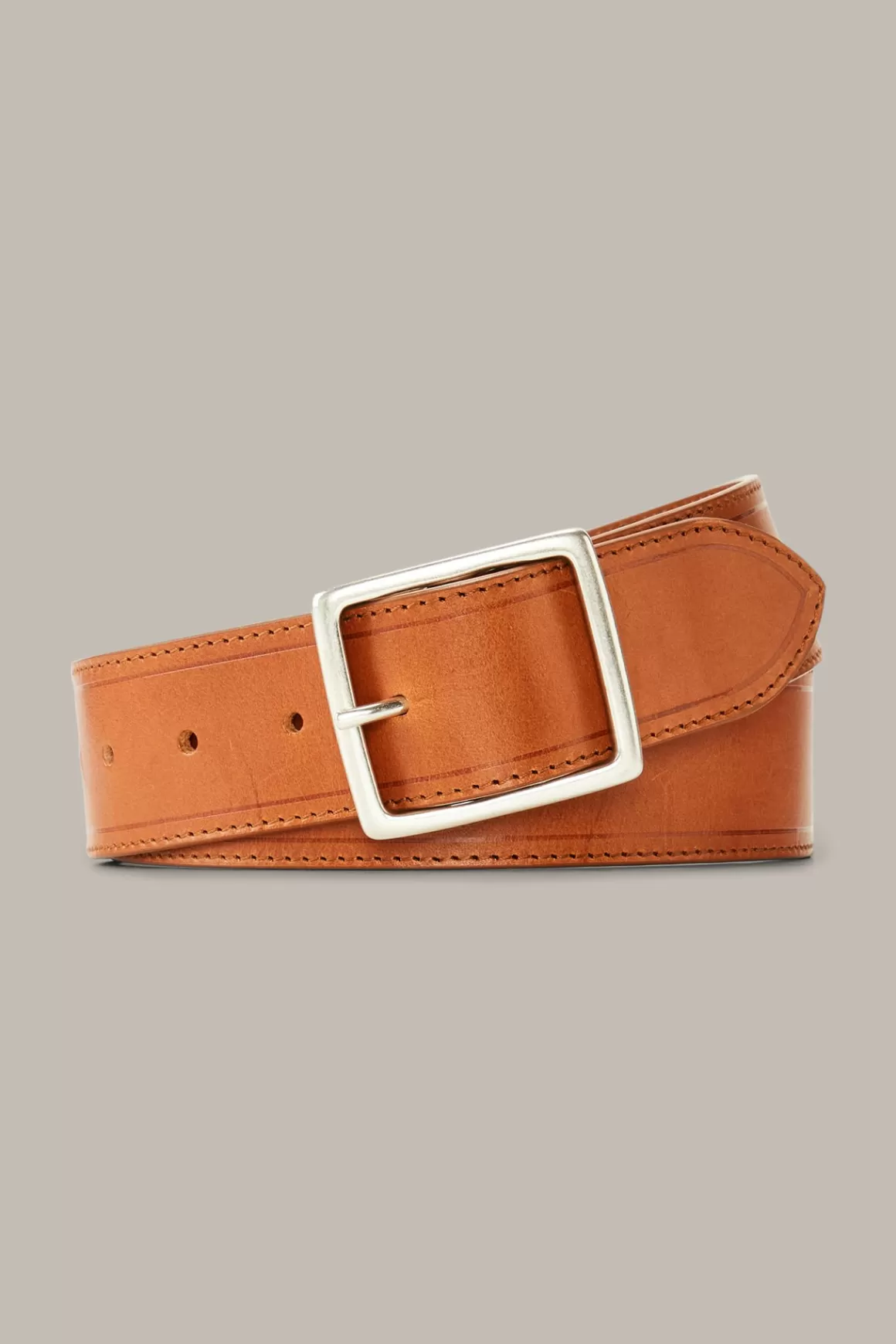 Nappa Leather Belt In Cognac<Windsor Best