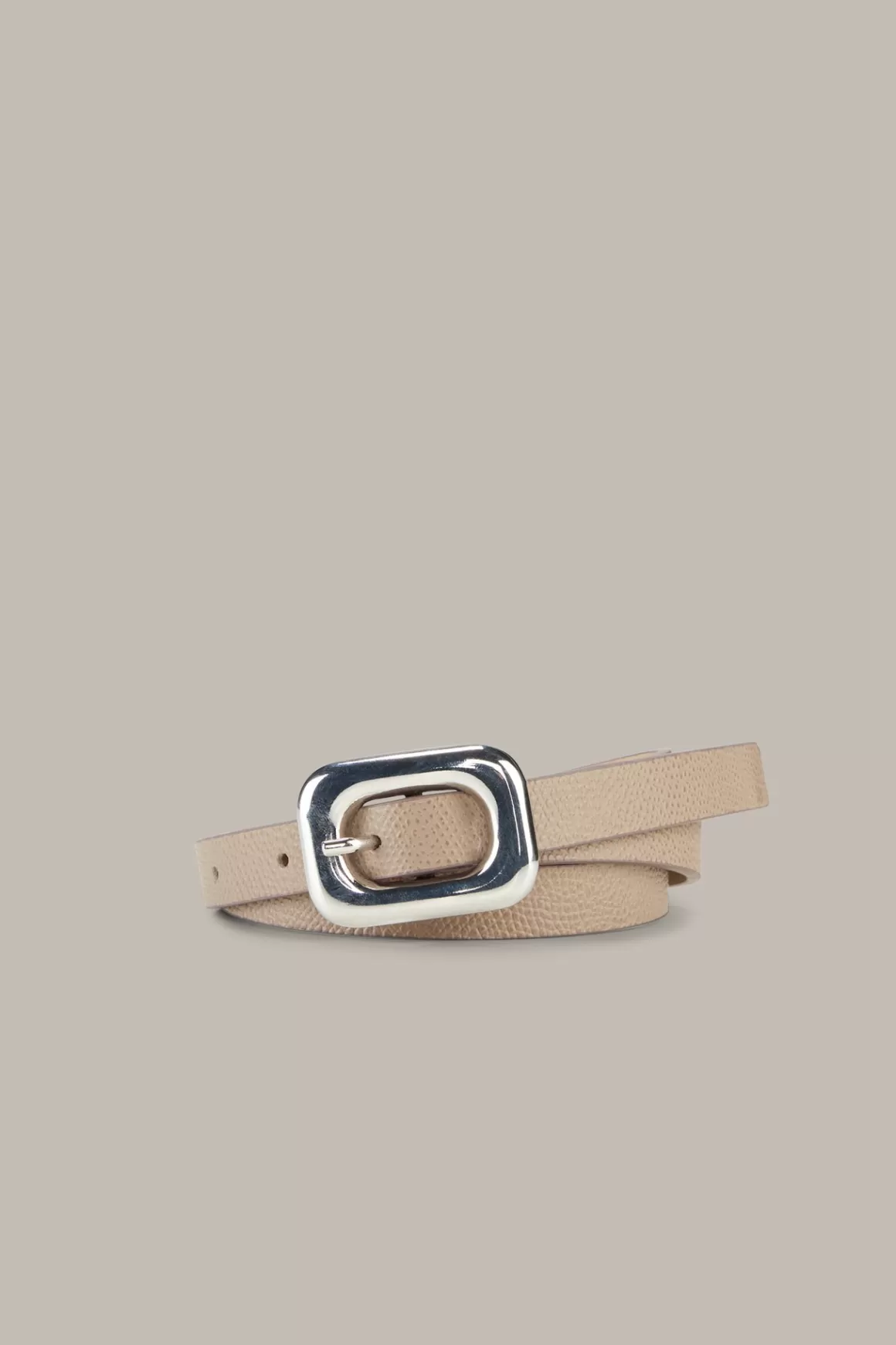 Nappa Leather Belt In Taupe<Windsor Flash Sale