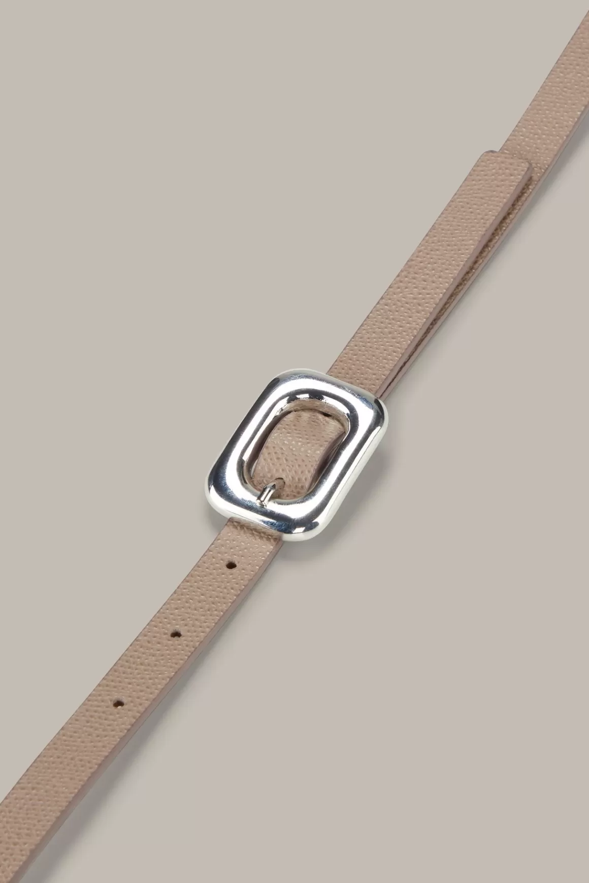 Nappa Leather Belt In Taupe<Windsor Flash Sale