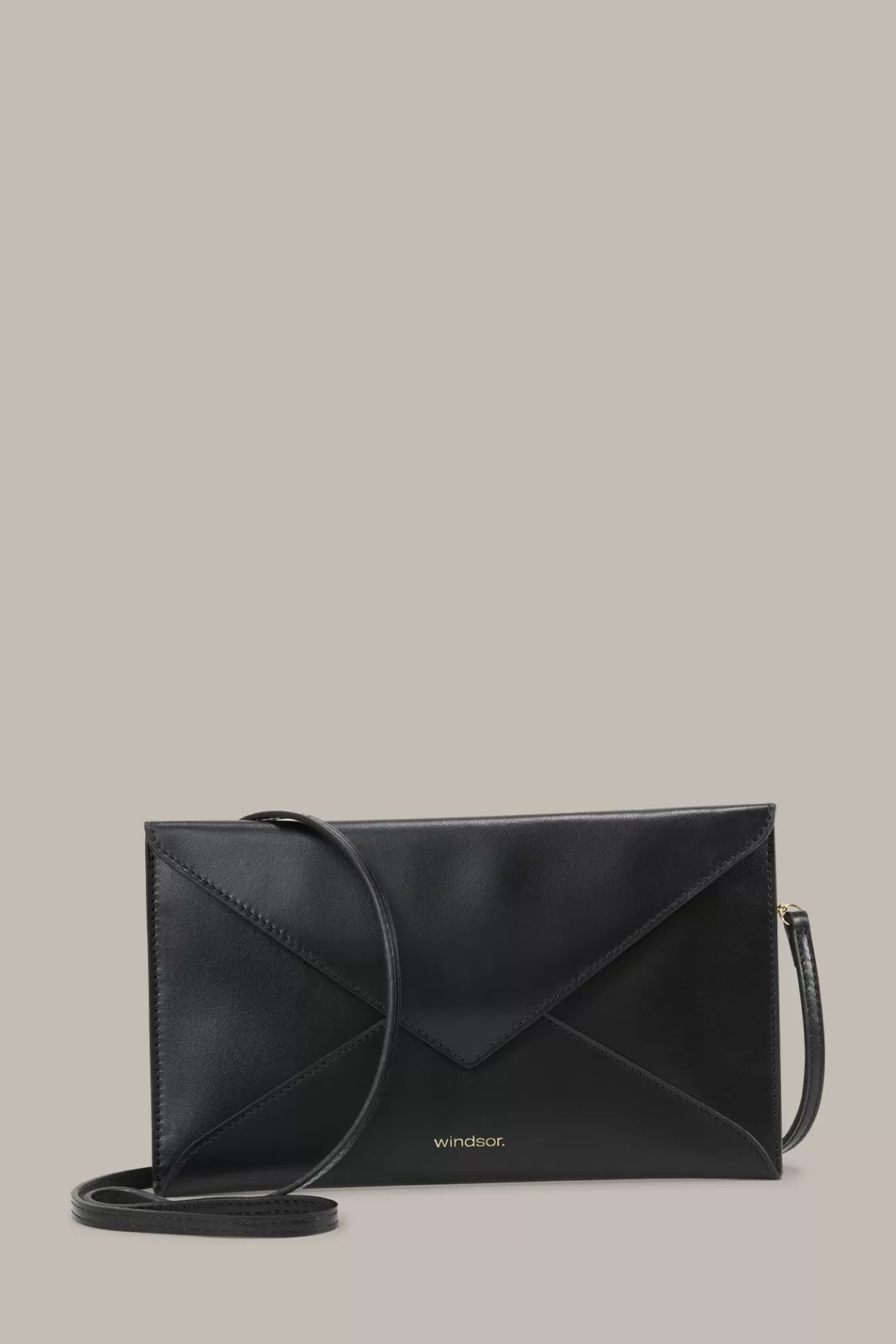 Nappa Leather Envelope Bag In Black<Windsor Online