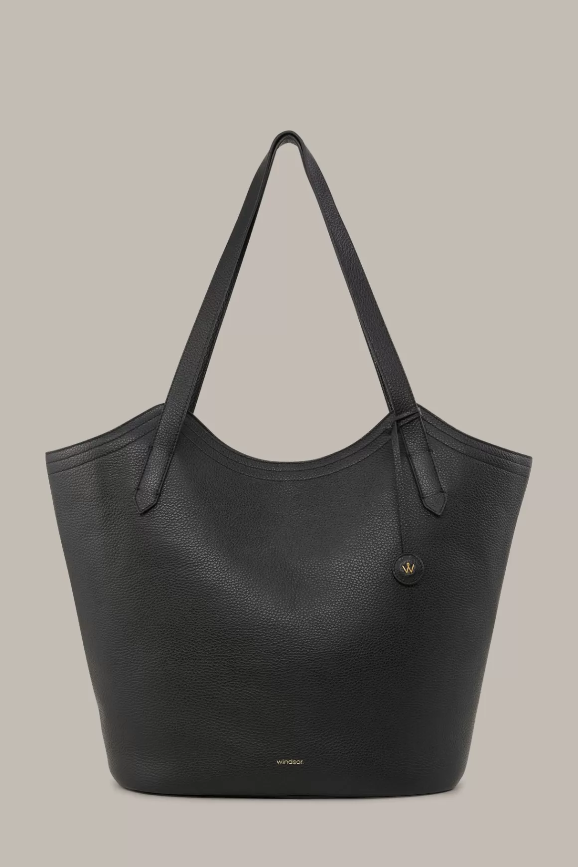 Nappa Leather Shopper In Black<Windsor New