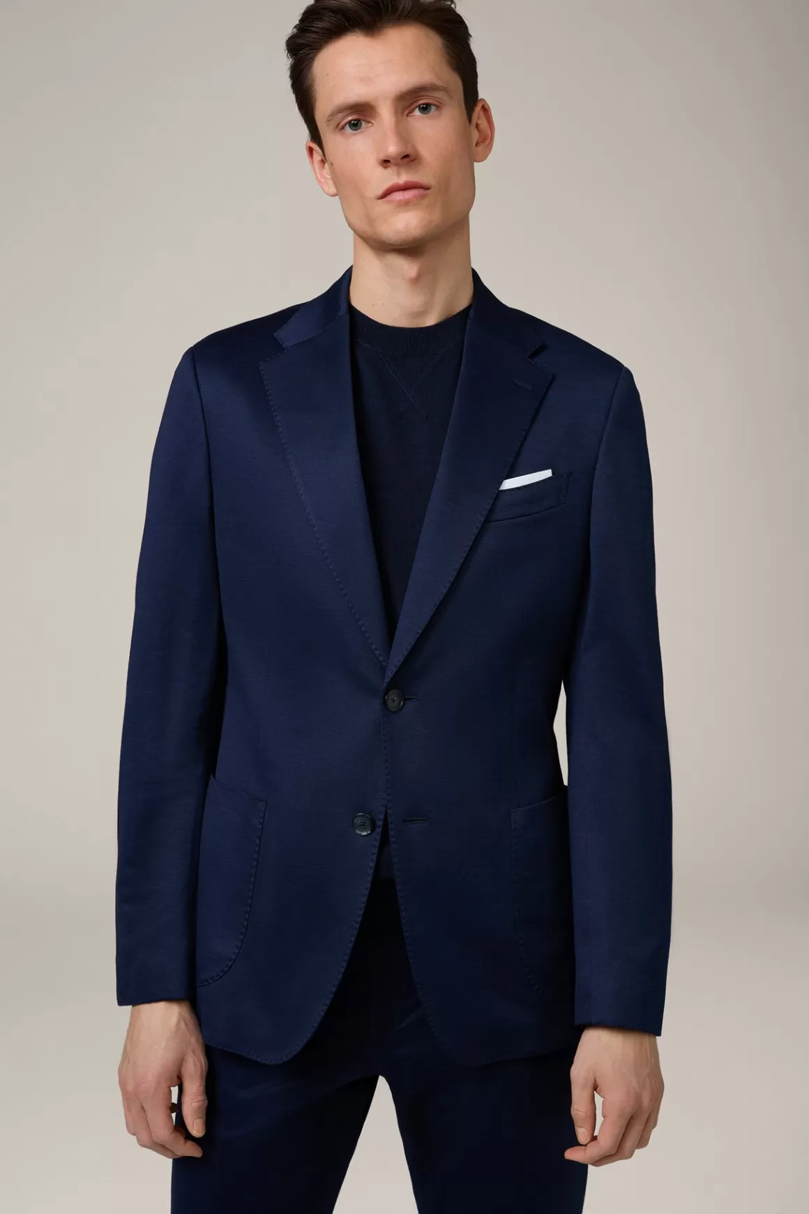 Seo-Bene Cotton Suit In Blue<Windsor Best Sale