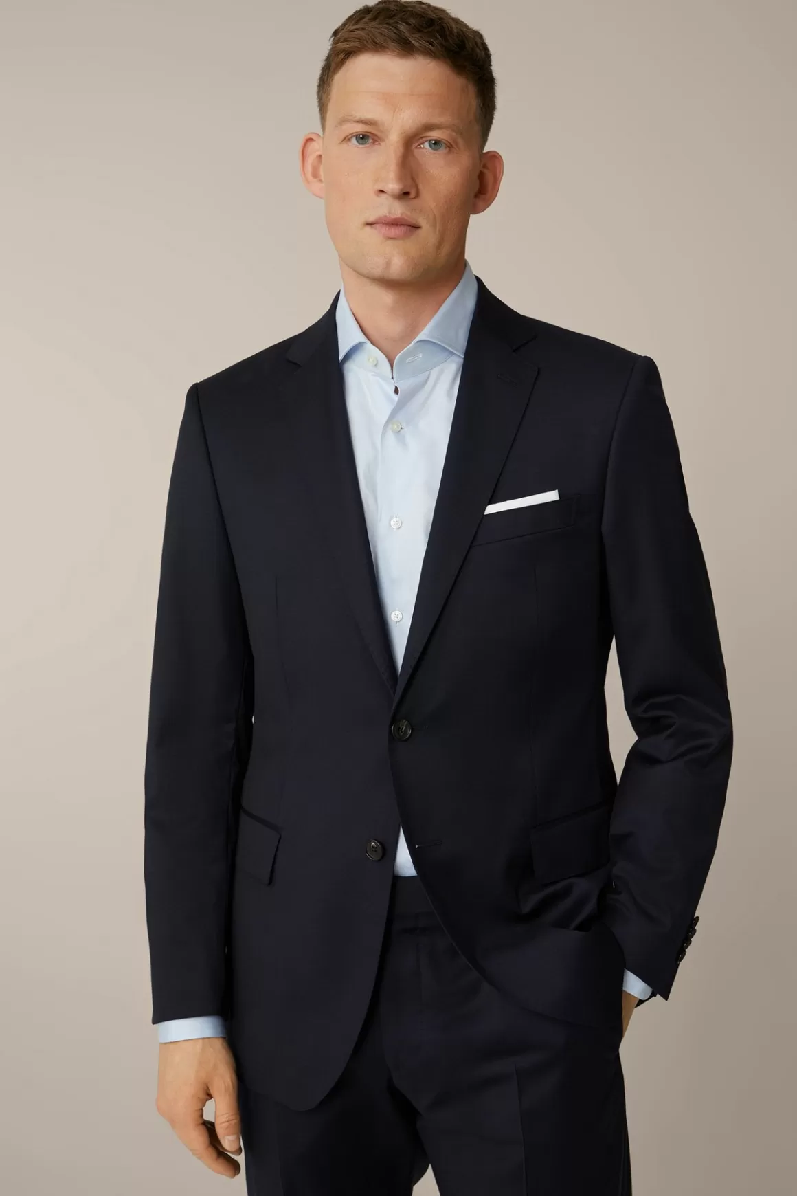 Sera Modular Virgin Wool Jacket In Navy<Windsor Hot