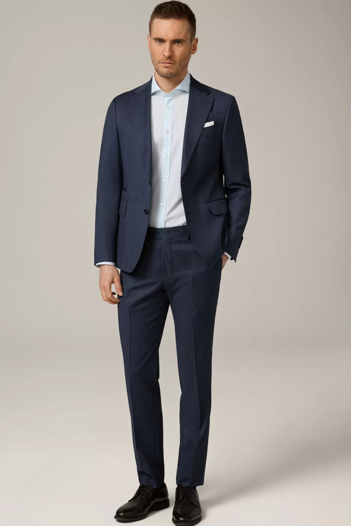 Sono-Bene Virgin Wool Suit In Dark Blue<Windsor Outlet