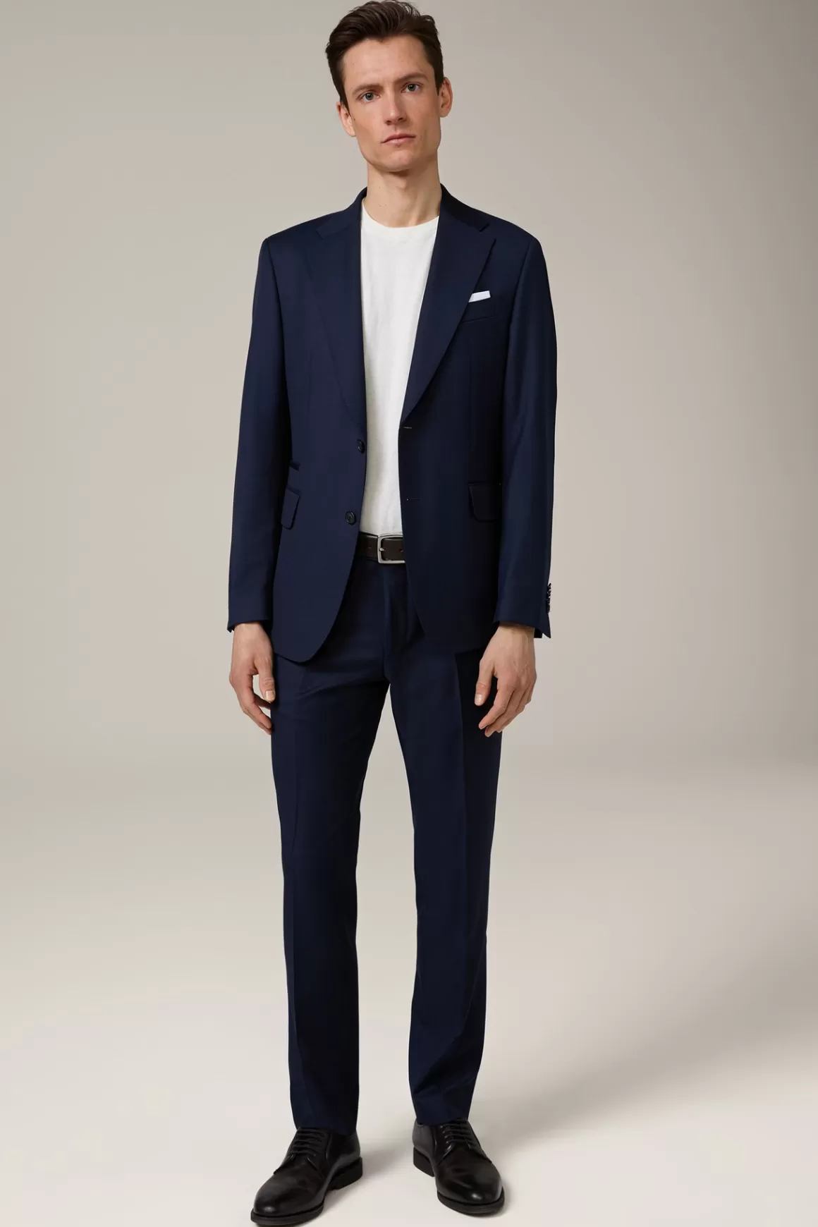 Sono-Bene Virgin Wool Suit In Navy<Windsor Cheap