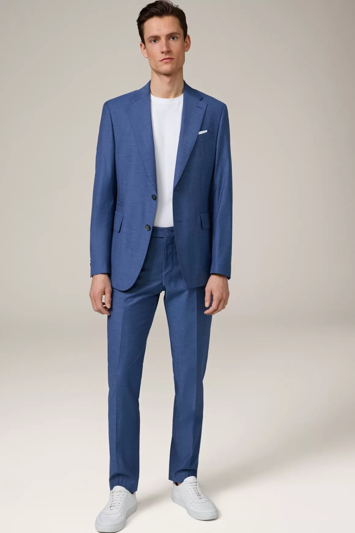 Sono-Bene Virgin Wool Suit In Royal Blue<Windsor Best Sale