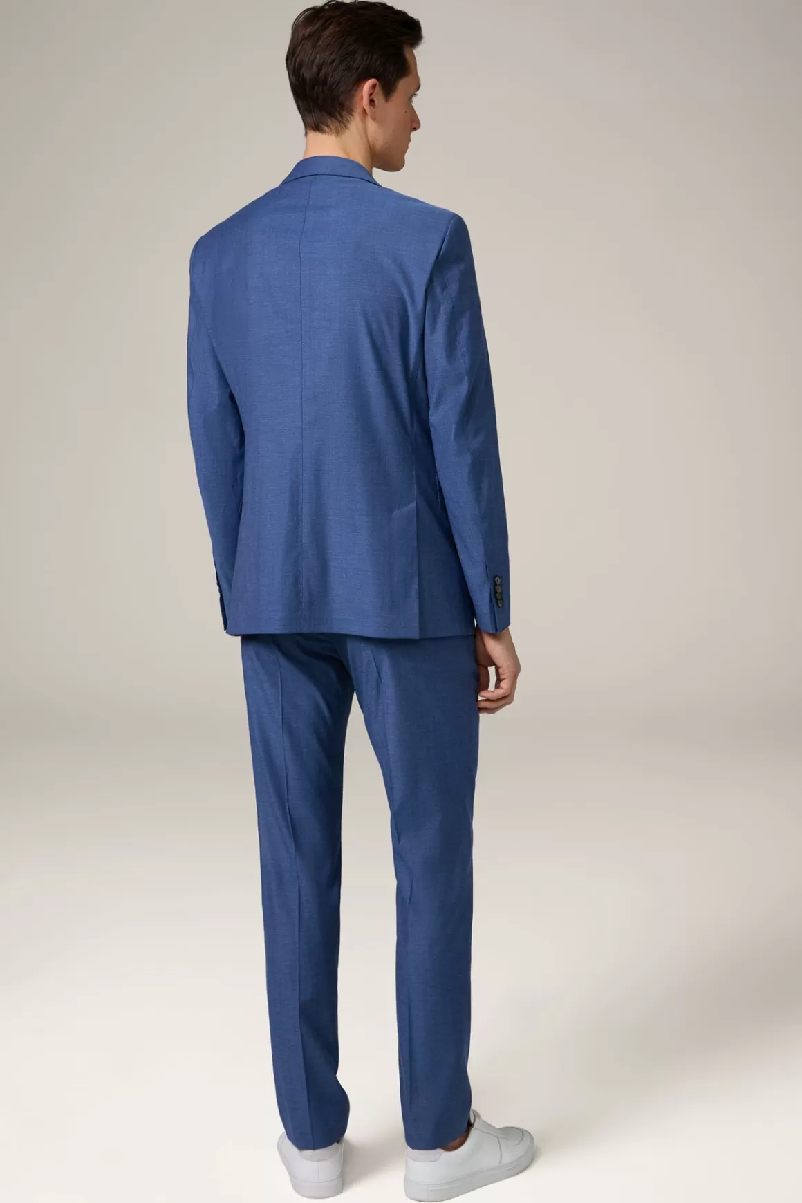 Sono-Bene Virgin Wool Suit In Royal Blue<Windsor Best Sale