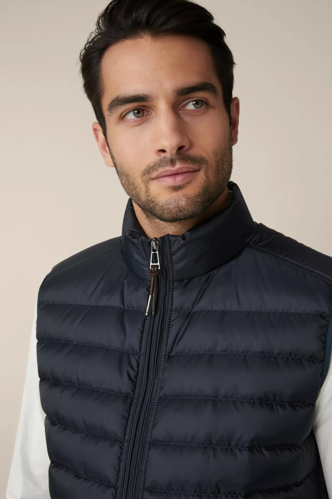 Sotto Down Quilted Gilet In Navy<Windsor Flash Sale