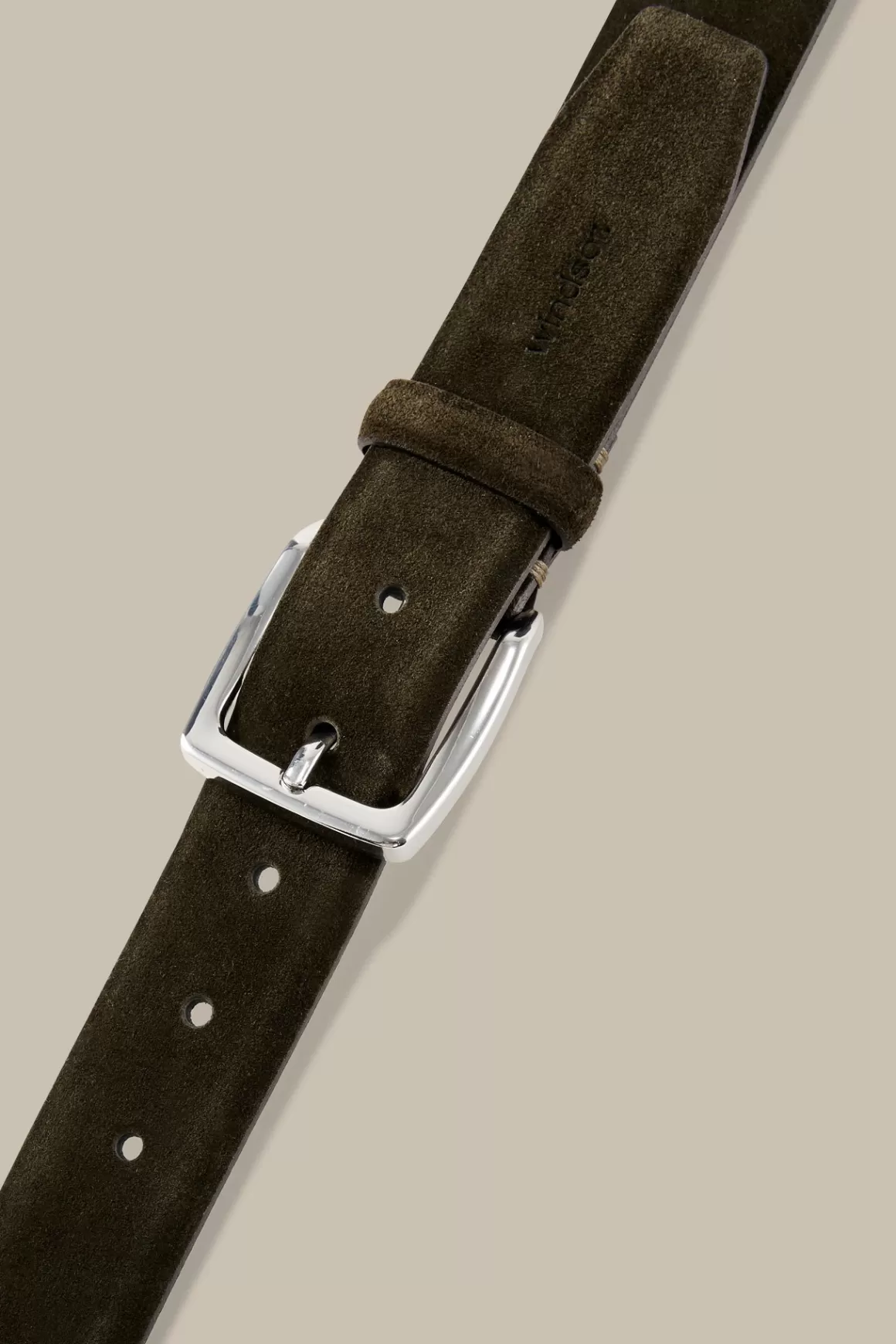 Suede Belt In Dark Green<Windsor Online