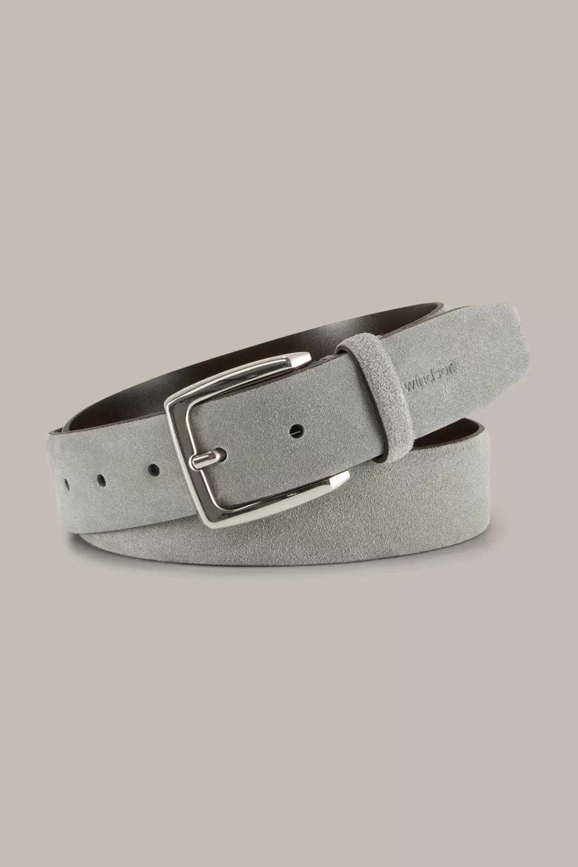 Suede Belt In Grey<Windsor Outlet