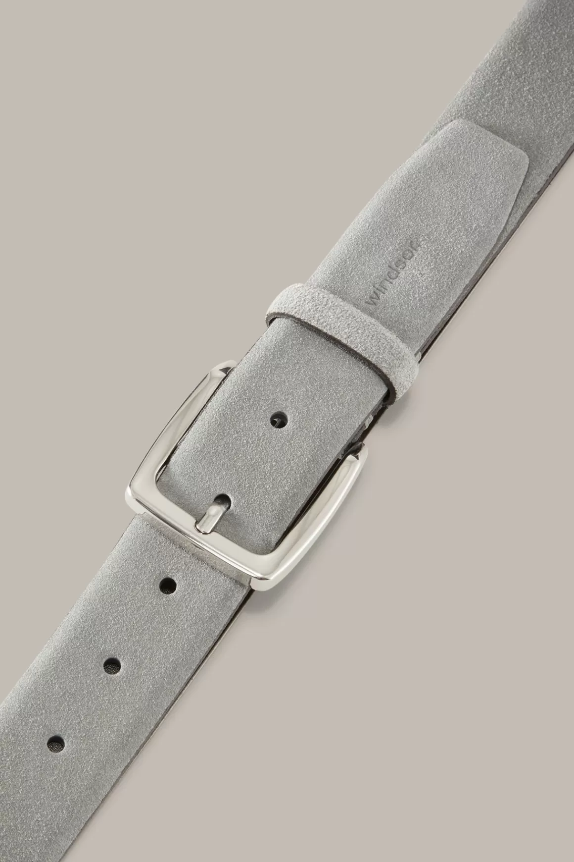 Suede Belt In Grey<Windsor Outlet