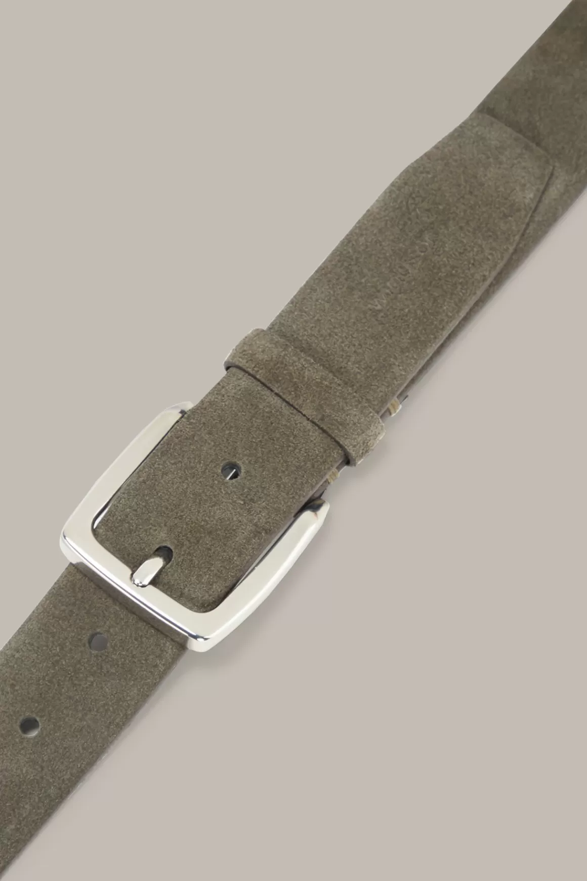 Suede Belt In Khaki<Windsor Hot