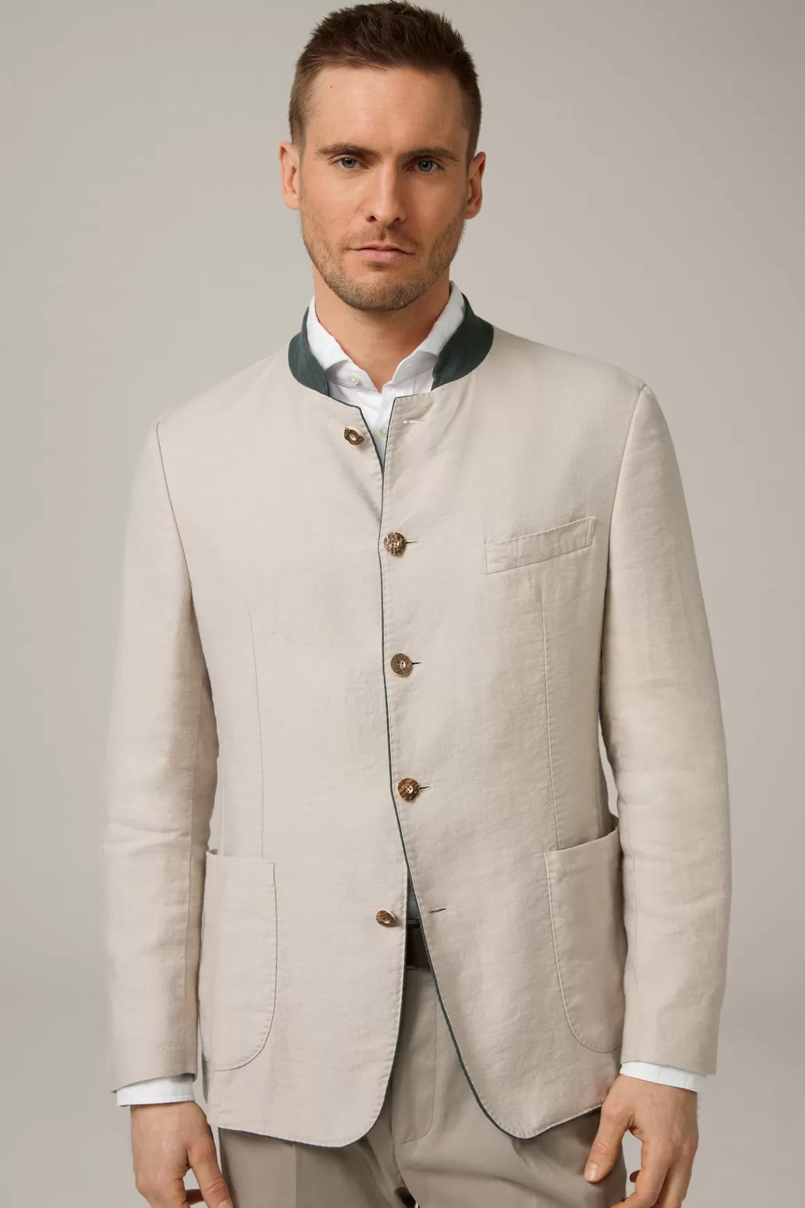 Traditional Giesing Costume Jacket In Light Beige<Windsor Outlet