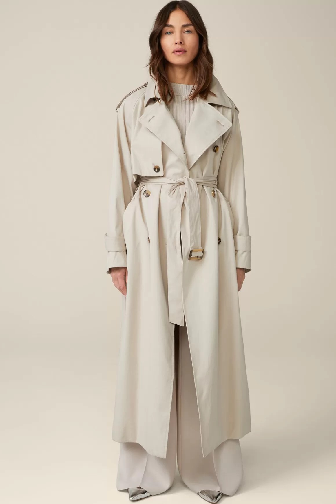 Trench Coat In Light Beige<Windsor Hot