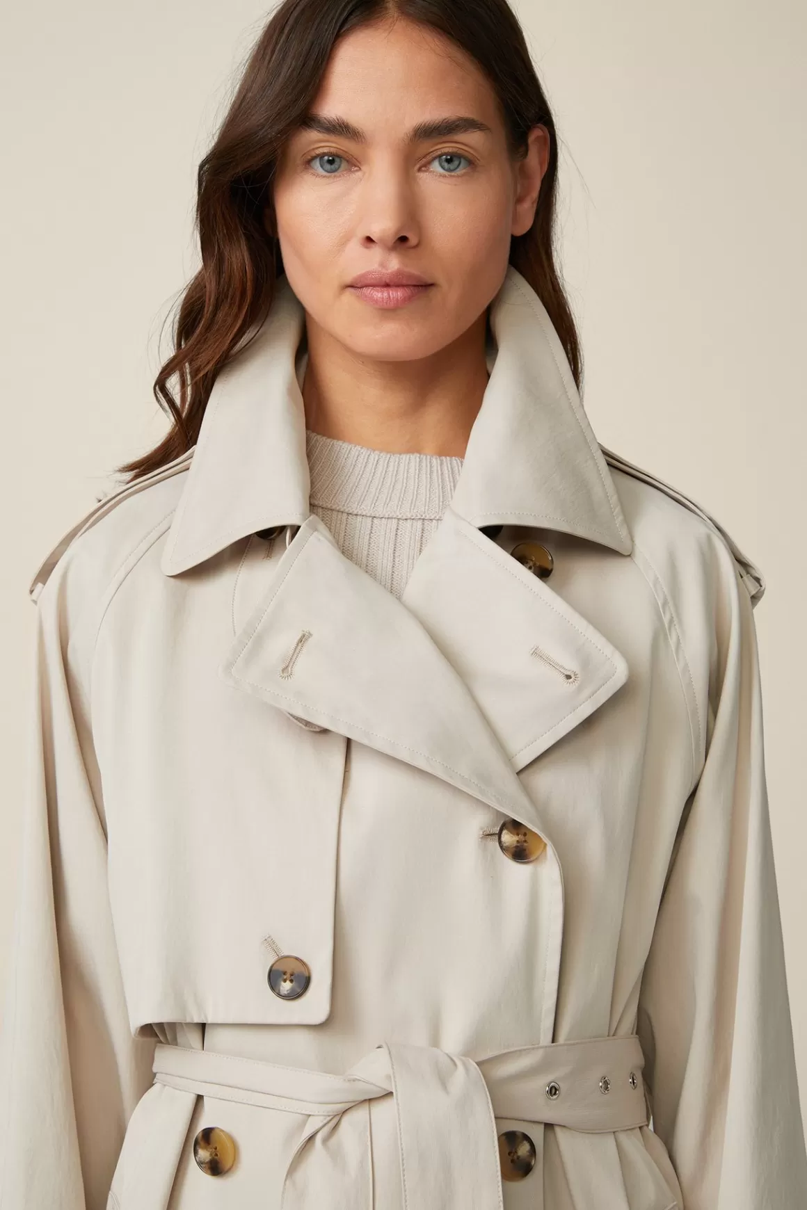 Trench Coat In Light Beige<Windsor Hot